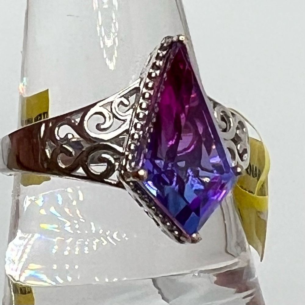 Midnight Fuchsia Quartz Ring